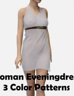 Roman Eveningdress Transparent for Genesis 8 Female