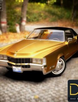 Cadillac Eldorado 1968 for DAZ Studio