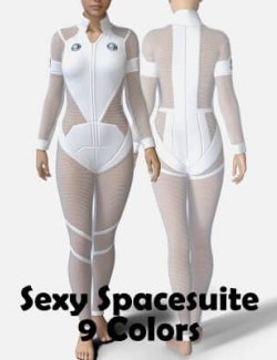 Sexy Spacesuite in 9 Colors for Genesis 8 Female