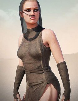 dForce LA Desert Outfit for Genesis 9 and 8 Female