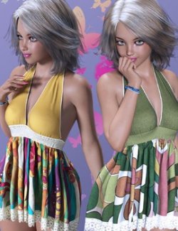 MysticThreads for Beachy Halter Dress