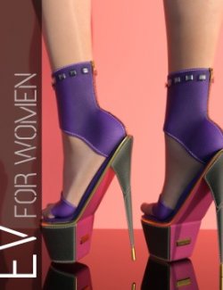 EV Crystal stones fashion shoes- Dawn 2 Poser