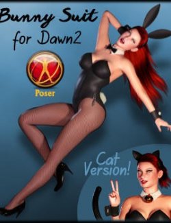 Bunny Suit for Dawn2 (Poser)