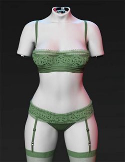 X-Fashion Chantal Lingerie Set for Genesis 9