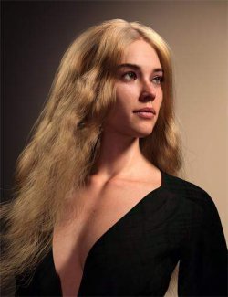 dForce FE Elegant Wave Long Hair for Genesis 9