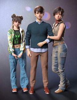 MB Shila, Young, and Male HD for Genesis 9 Bundle