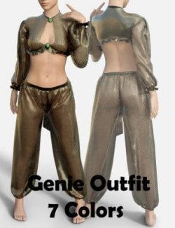 Genie Costume for Genesis 8 Female