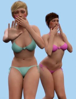 Scared Poses for Genesis 8 Female