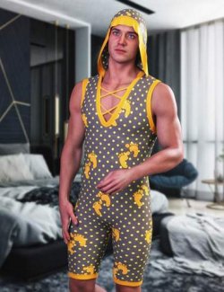 JMR dForce Emanuel Sleepwear for Genesis 9 and 8 Males