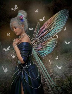 Fairy Queen HD Wings for Genesis 9