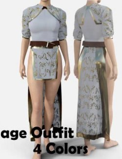 Mage Outfit for Genesis 8 Female