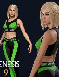 Slide3D Fitness Freak Outfit G9