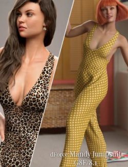 dForce Mandy Jumpsuit for Genesis 8 Females and 8.1 Female