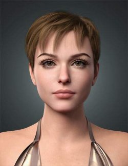 Layered Pixie Cut Hair for Genesis 9