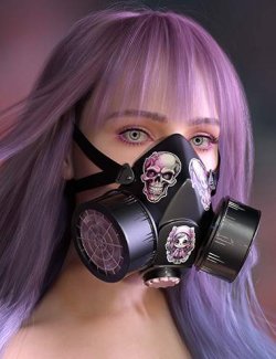 Pastel Goth Mask for Genesis 9