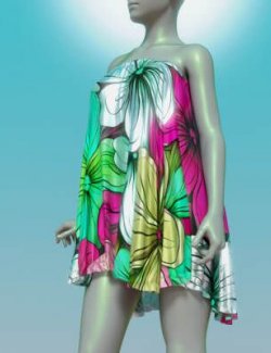 dForce Draped Dress for Genesis 8.1 Female