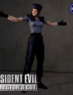 Jill Valentine PS1 Model Outfit for G8F