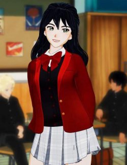 Tensai School Uniform Texture Add-On