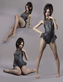 GF Cute Action 45 Poses Set for Genesis 9 and Genesis 8 Female