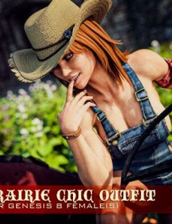 Prairie Chic Outfit for Genesis 8 Female(s)