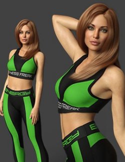 Slide3D Fitness Freak Outfit G8F