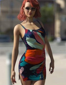 dForce Bodycon Tank Dress for Genesis 9