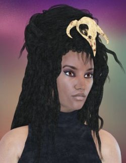 Prae-Voodoo Priestess Hair For La Femme 2 and Dawn 2 Poser