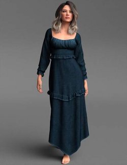 A97 dForce Phanie Dress for Genesis 9 Females