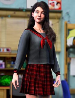 dForce School Fun Outfit Texture Add-On