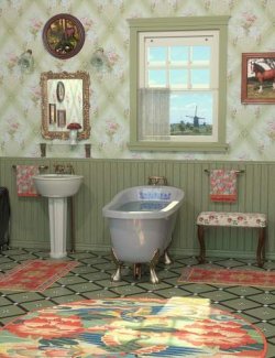 Victorian Bathroom Vignette