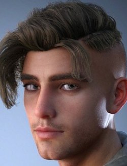 Zodiac Short Hair for Genesis 8 Male