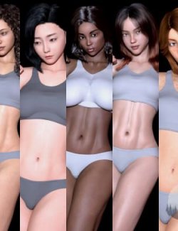 Girls Pack 1 for Genesis 8 Female