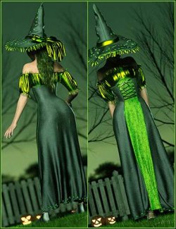 dForce Willow Whimsey Outfit for Genesis 9