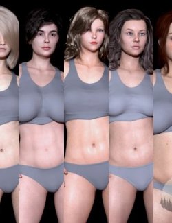 Girls Pack 2 for Genesis 8 Female