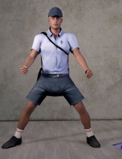 Lyko3D Mail Man Uniform 1014 Outfit for G8M