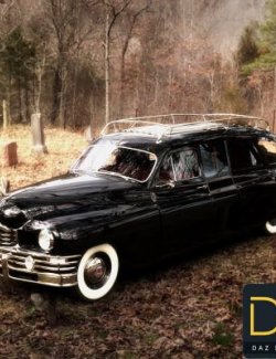 Sedan 1948 (Hearse) for DAZ Studio