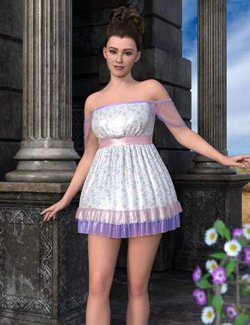 SIC dForce Wren Dress for Genesis 9