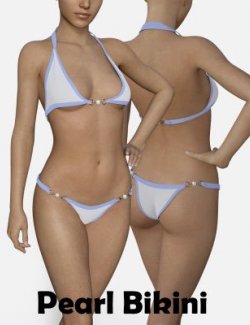 Pearl Bikini for Genesis 8 Female