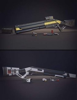 Energy Shotgun and Accesories