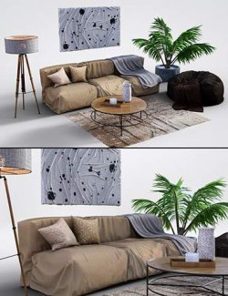 M8 Modern Loft Furniture Set 001