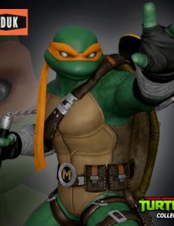 TMNT Michelangelo For G8M