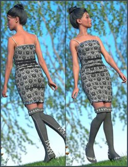 Texture Addon for dForce Ruchelle Outfit for Genesis 9