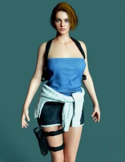 RE3 Jill Classic Outfit for G8F