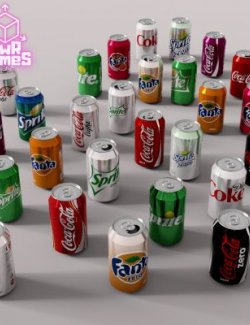 Soda Can- Real Soda Material Pack