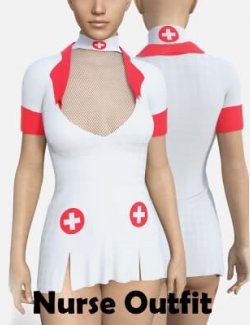 Revealing Nurse Outfit for Genesis 8 Female