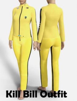 Kill Bill Classic Outfit for Genesis 8 Female