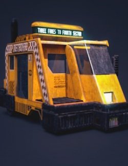 4th Sector Series Metrokab for Daz Studio