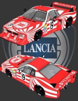 LANCIA MONTECARLO TURBO for Poser