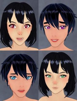 Anime Brows and Eyes Expansion for Genesis 9