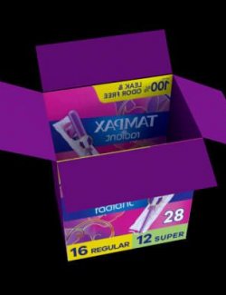 Boxes for Menstruation Tampon